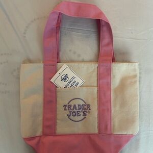 Pink and Cream Tote Bag